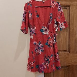 Floral Print Summer Mini Dress